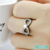 Bague De Promesse Infini Pour Toujours En Argent