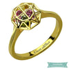 Bague Famille Avec Pierre De Naissance For My Mom En Plaqué Or Or Jaune / 47 - 4 Bague Famille