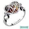 Bague Famille La Cage Du Bonheur En Argent 925 Argent / 47 - 4 Bague Famille