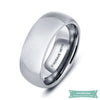 Bague gravée Silver en Tungstène pour homme 54 - 6.75 bague gravée