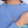 Bracelet Arabe Hbibi En Plaqué Or Rose Bracelet Arabe