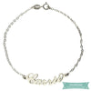 Bracelet Femme Personnalisé Carrie Bradshaw En Argent 14Cm Bracelet Femme