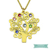 Collier Arbre De Vie Feuillage En Argent Sterling Arbre De Vie