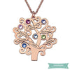 Collier Arbre De Vie Feuillage En Argent Sterling Arbre De Vie