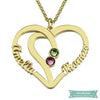 Collier couple Mi amor en plaqué or 35cm Couple
