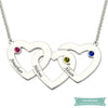Collier Famille Coeur Éternel En Argent 35Cm Famille