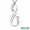 Collier Infini Les Amoureux Argent 925 35Cm