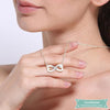 Collier infini Love avec pierre de naissance en argent 925 Infini