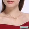 Collier Infini Love Plaqué Or Rose