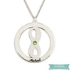 Collier Infini Rond En Argent Sterling 925 Infini