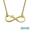 Collier Infinity Plaqué Or 35Cm Infini