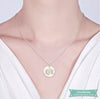 Collier monogramme Refined avec gravure au dos collier monogramme