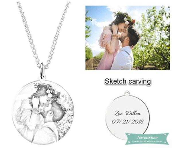 Collier photo Happy