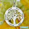 Collier Prénom Arbre De Vie En Argent Arbre De Vie