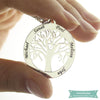 Collier Prénom Arbre De Vie En Argent Arbre De Vie