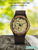 Montre bois personnalisable Naturel pour femme montre bois