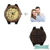 Montre bois personnalisable Naturel pour femme montre bois