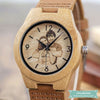 Montre personnalisable en bois To My All pour homme montre bois