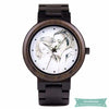 Montre photo en bois Dark Skin pour femme montre bois