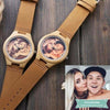 Montre photo en couleur Woody en bois pour homme montre bois