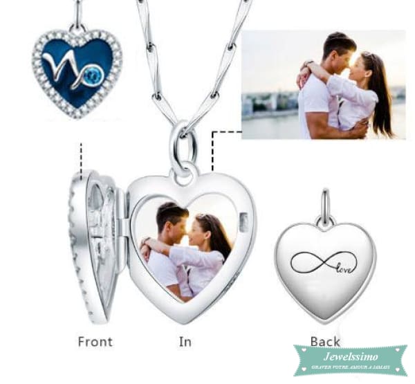 Pendentif Capricorne avec photo personnalisable 35cm pendentif photo